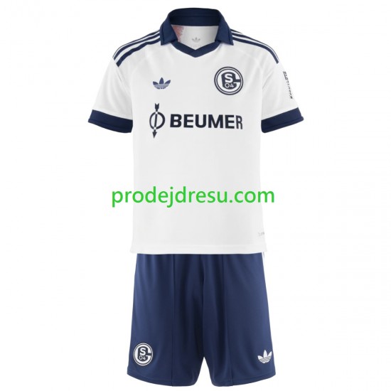 FC Schalke 04 Dresy Fotbal Dětský Venkovní 2026-2027 Krátký rukáv