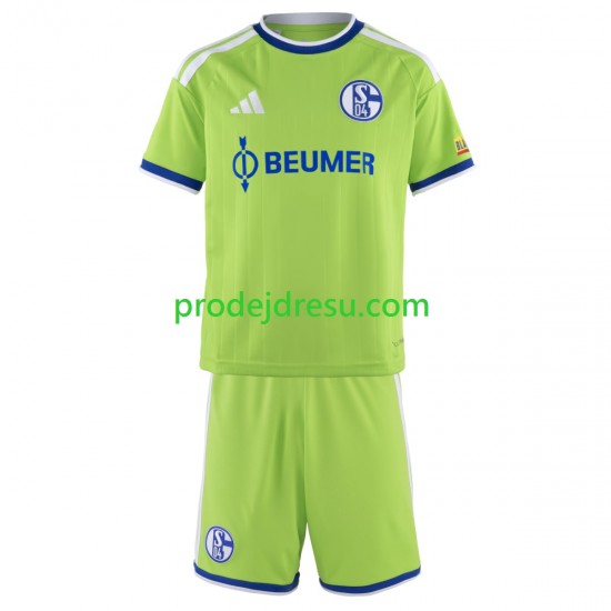 FC Schalke 04 Dresy Fotbal Dětský Alternativní 2026-2027 Krátký rukáv