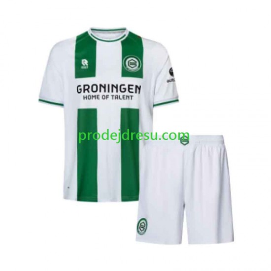Dresy Fotbal Groningen Dětský Domácí 2026-2027 Krátký rukáv