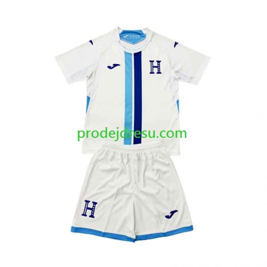 Honduras Dresy Fotbal Dětský Domácí 2026 Krátký rukáv