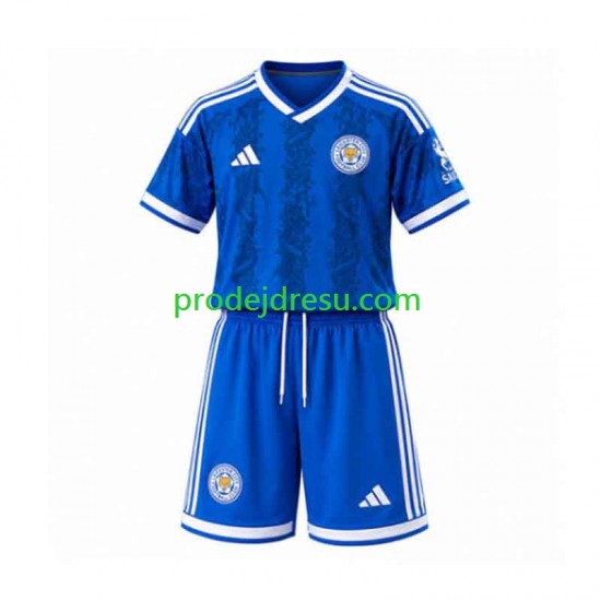 Leicester City Dresy Fotbal Dětský Domácí 2026-2027 Krátký rukáv