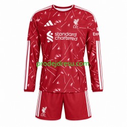 Liverpool Dresy Fotbal Dětský Domácí 2026-2027 Dlouhý rukáv