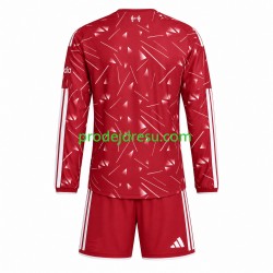Liverpool Dresy Fotbal Dětský Domácí 2026-2027 Dlouhý rukáv