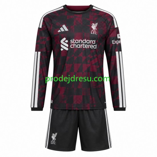 Liverpool Dresy Fotbal Dětský Alternativní 2026-2027 Dlouhý rukáv