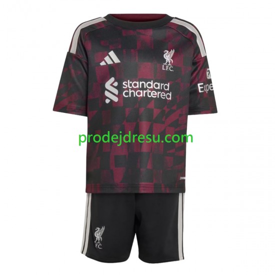Liverpool Dresy Fotbal Dětský Alternativní 2026-2027 Krátký rukáv