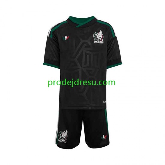 Mexiko Dresy Fotbal Dětský Alternativní 2026 Krátký rukáv