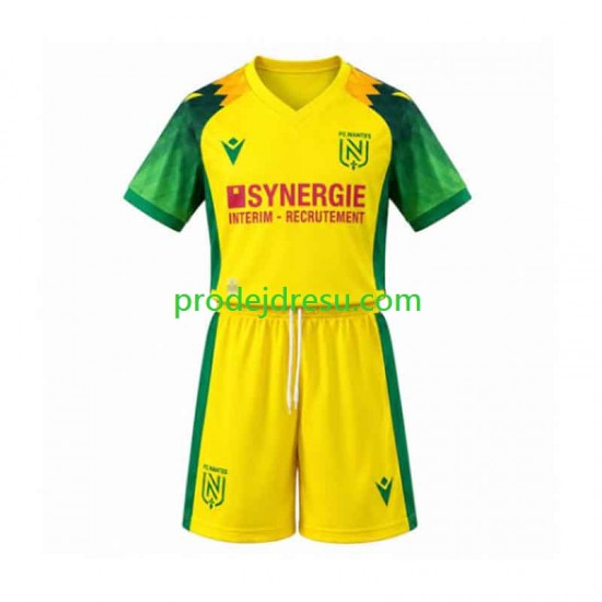 Nantes Dresy Fotbal Dětský Domácí 2026-2027 Krátký rukáv