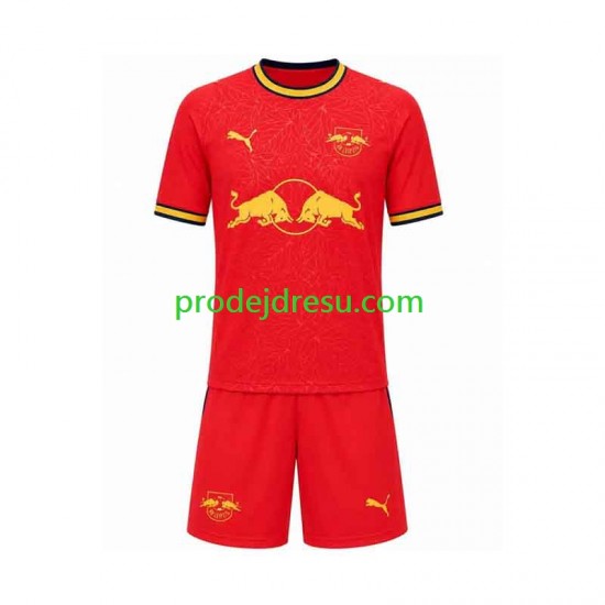 RB Leipzig Dresy Fotbal Dětský Venkovní 2026-2027 Krátký rukáv