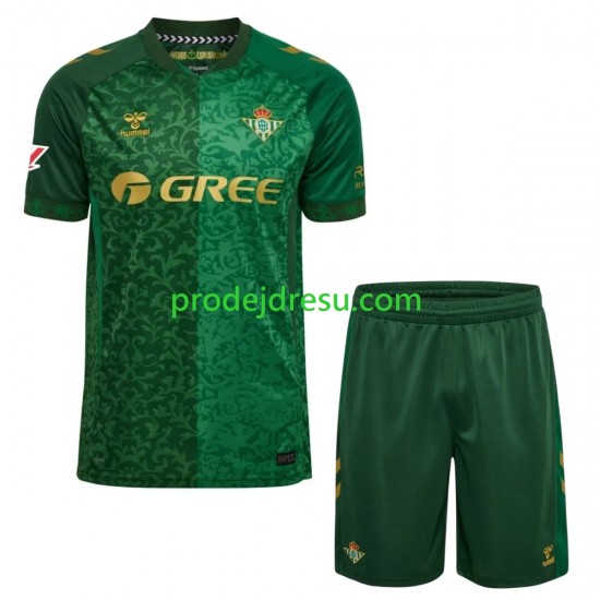 Real Betis Dresy Fotbal Dětský Venkovní 2026-2027 Krátký rukáv