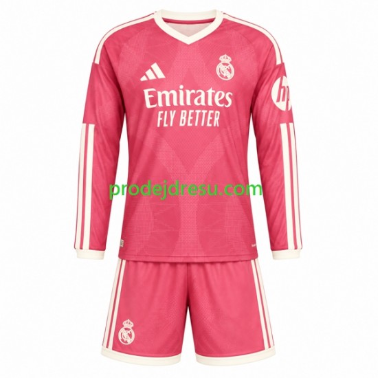 Real Madrid Dresy Fotbal Dětský Alternativní 2026-2027 Dlouhý rukáv