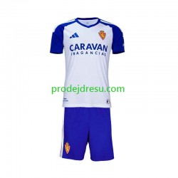 Real Zaragoza Dresy Fotbal Dětský Domácí 2026-2027 Krátký rukáv