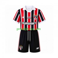Sao Paulo Dresy Fotbal Dětský Venkovní 2026-2027 Krátký rukáv