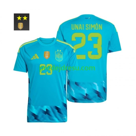 Španělsko Dresy Fotbal Unai Simon 23 Brankářské Muž Domácí 2026-2027 Krátký rukáv