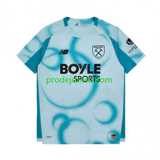 West Ham United Dresy Fotbal Muž Alternativní 2026-2027 Krátký rukáv