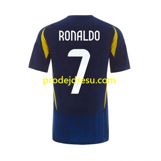 Dresy Fotbal Al Nassr Cristiano Ronaldo 7 Muž Venkovní 2024-2025 Krátký rukáv