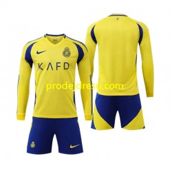 Dresy Fotbal Al Nassr Dětský Domácí 2024-2025 Dlouhý rukáv