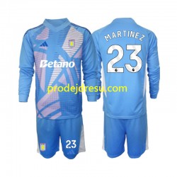 Aston Villa Dresy Fotbal Emiliano Martinez 23 Brankářské Dětský Alternativní 2024-2025 Dlouhý rukáv
