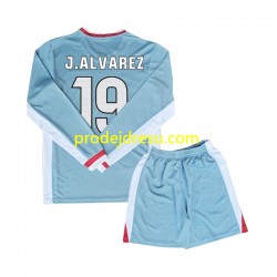 Atlético Madrid Dresy Fotbal Julian Alvarez 19 Dětský Venkovní 2024-2025 Dlouhý rukáv