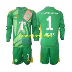 FC Bayern Mnichov Dresy Fotbal Manuel Neuer 1 Brankářské Dětský Čtvrtý 2024-2025 Dlouhý rukáv
