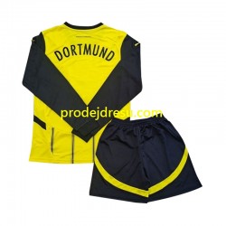 Borussia Dortmund Dresy Fotbal Dětský Domácí 2024-2025 Dlouhý rukáv