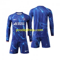 Chelsea Dresy Fotbal Dětský Domácí 2024-2025 Dlouhý rukáv