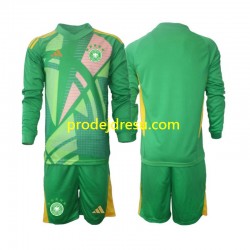 Německo Dresy Fotbal Brankářské Dětský Alternativní 2024-2025 Dlouhý rukáv