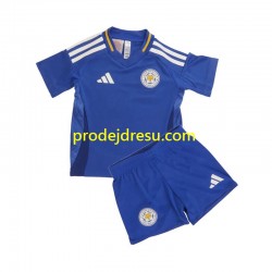 Leicester City Dresy Fotbal Dětský Domácí 2024-2025 Krátký rukáv