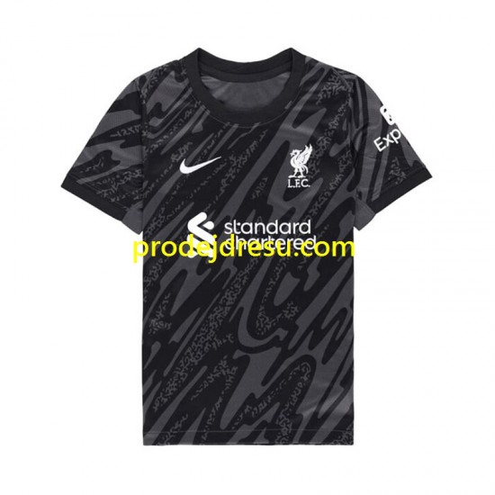 Liverpool Dresy Fotbal Brankářské Muž Domácí 2024-2025 Krátký rukáv
