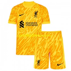 Liverpool Dresy Fotbal Brankářské Dětský Čtvrtý 2024-2025 Krátký rukáv