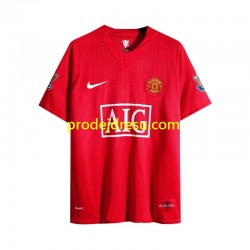 Manchester United Dresy Fotbal 2007 Retro Muž Domácí Dlouhý rukáv