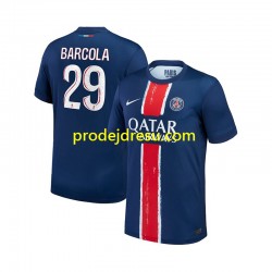 Paris Saint-Germain Dresy Fotbal Bradley Barcola 29 Muž Domácí 2024-2025 Krátký rukáv