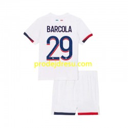 Paris Saint-Germain Dresy Fotbal Bradley Barcola 29 Dětský Venkovní 2024-2025 Krátký rukáv