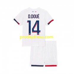 Paris Saint-Germain Dresy Fotbal Desire Doue 14 Dětský Venkovní 2024-2025 Krátký rukáv