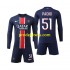 Paris Saint-Germain Dresy Fotbal Pacho 51 Dětský Domácí 2024-2025 Dlouhý rukáv