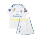 Real Madrid Dresy Fotbal Cristiano Ronaldo 7 2017 Retro Dětský Domácí Krátký rukáv