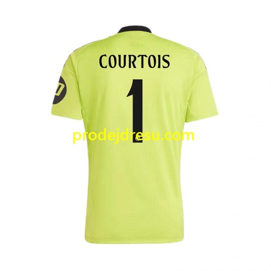 Real Madrid Dresy Fotbal COURTOIS 1 Brankářské Muž Alternativní 2024-2025 Krátký rukáv