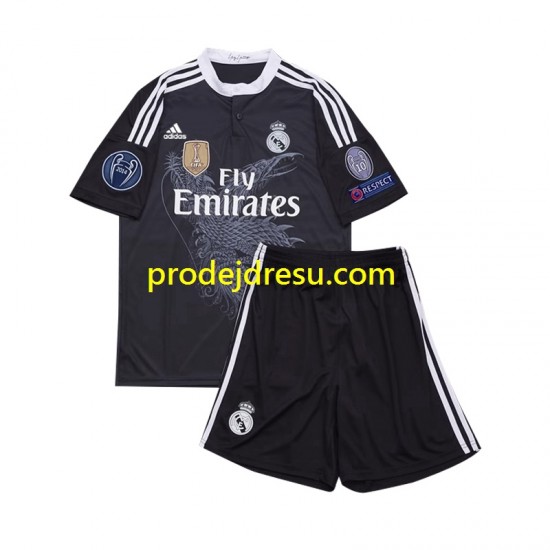 Real Madrid Dresy Fotbal 2014 Retro Dětský Alternativní Krátký rukáv