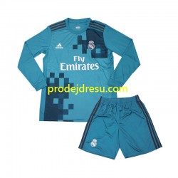 Real Madrid Dresy Fotbal 2017 Retro Dětský Alternativní Dlouhý rukáv