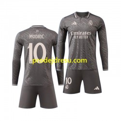 Real Madrid Dresy Fotbal Modrić Luka 10 Dětský Alternativní 2024-2025 Dlouhý rukáv