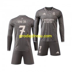 Real Madrid Dresy Fotbal Vinicius Junior 7 Dětský Alternativní 2024-2025 Dlouhý rukáv