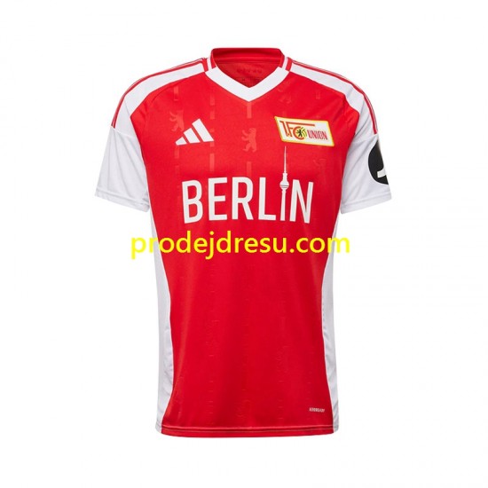 Dresy Fotbal Union Berlin Muž Domácí 2024-2025 Krátký rukáv