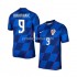 Chorvatsko Dresy Fotbal Andrej Kramaric 9 Muž Venkovní Euro 2024 Krátký rukáv