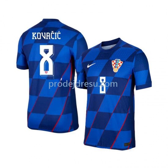Chorvatsko Dresy Fotbal Mateo Kovacic 8 Muž Venkovní Euro 2024 Krátký rukáv