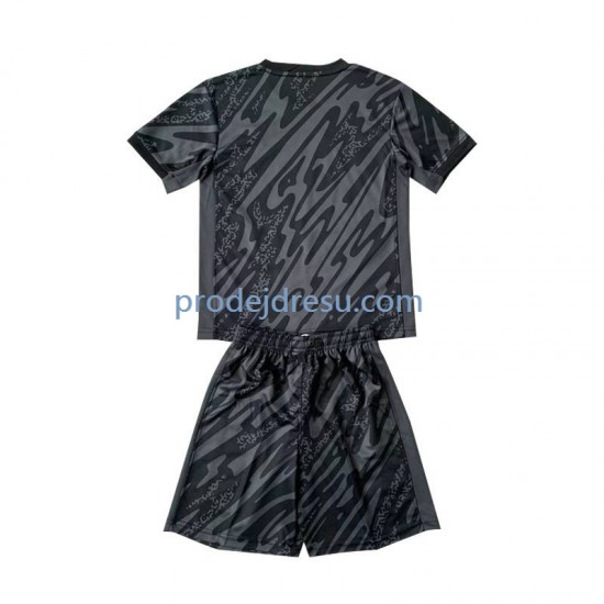 Francie Dresy Fotbal Brankářské Dětský Venkovní Euro 2024 Krátký rukáv