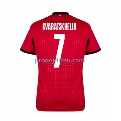Dresy Fotbal Georgia Kvaratskhelia 7 Muž Alternativní Euro 2024 Krátký rukáv