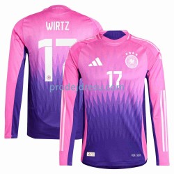 Německo Dresy Fotbal Florian Wirtz 17 Muž Venkovní Euro 2024 Dlouhý rukáv