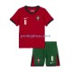 Portugalsko Dresy Fotbal Bruno Fernandes 8 Dětský Domácí Euro 2024 Krátký rukáv