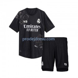 Real Madrid Dresy Fotbal Y3 Brankářské Dětský Čtvrtý 2023-2024 Krátký rukáv