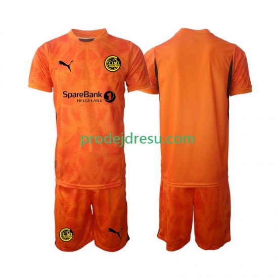 FK Bodø/Glimt Dresy Fotbal Brankářské Dětský Venkovní 2025 Krátký rukáv