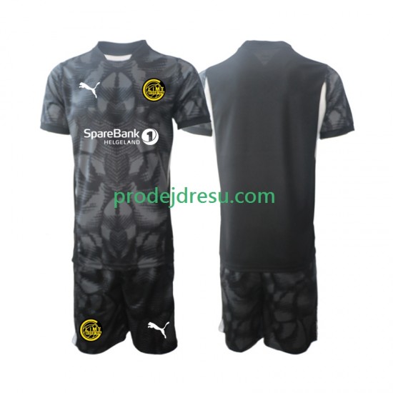 FK Bodø/Glimt Dresy Fotbal Brankářské Dětský Domácí 2025 Krátký rukáv
